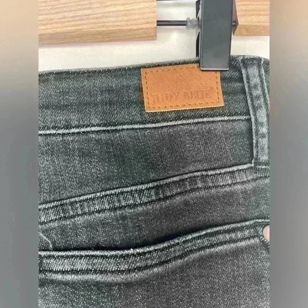 Judy Blue Washed Black Skinny Fit Ankle jeans , sz 11/30 - Picture 7 of 9